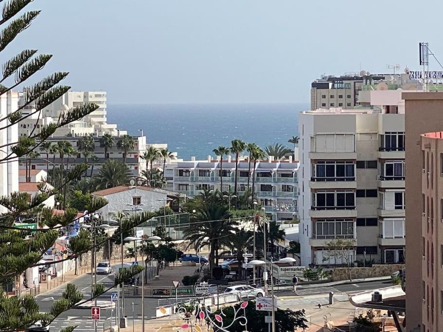 普拉亚戴尔雷安格莱斯Attico Playa De Ingles Con Parking E Piscina公寓 外观 照片